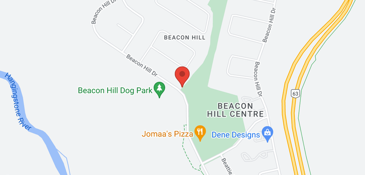 map of 212 Beacon Hill Drive